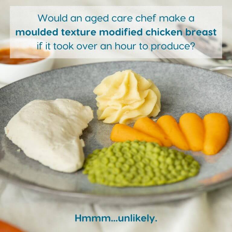 Dysphagia meal solutions in aged care Textured Concept Foods
