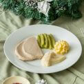 Turkey served with Peas, Carrots, Corn & Mashed Potato - Image 2