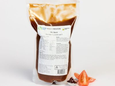 bbq sauce in resealable pouch