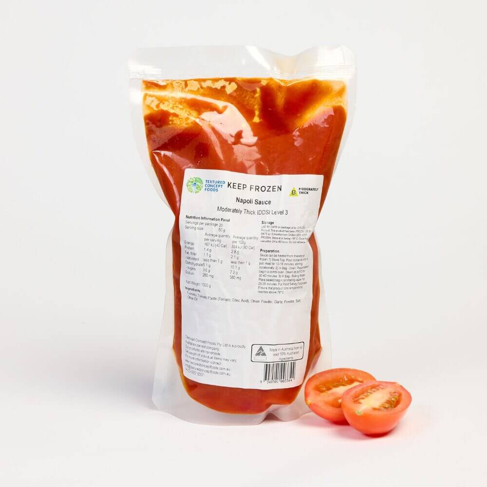 napoli sauce in resealable pouch
