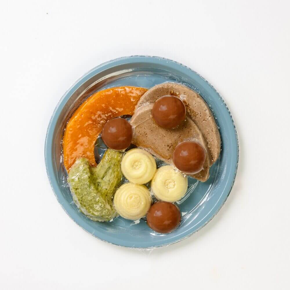 Roast Lamb with Broccoli, Pumpkin, Mashed Potato & Mint Gravy - Minced & Moist - Image 3