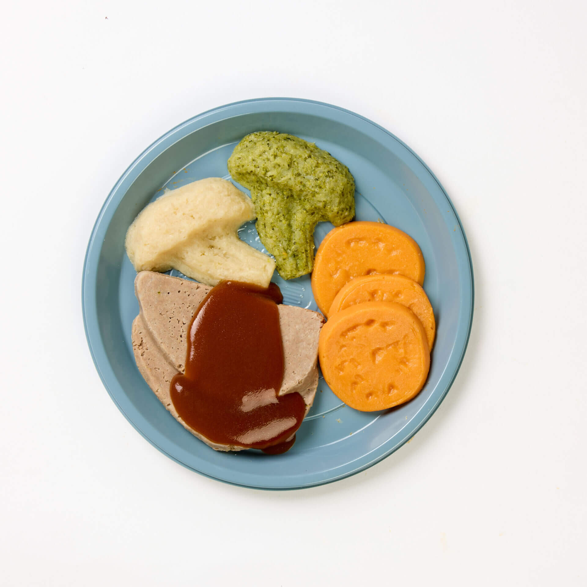 level 5 roast lamb and vegetables pre-plated meal