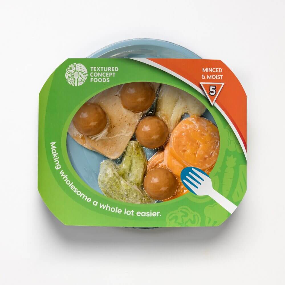 Roast Lamb with Cauliflower, Sweet Potato, Broccoli & Classic Gravy - Minced & Moist - Image 3