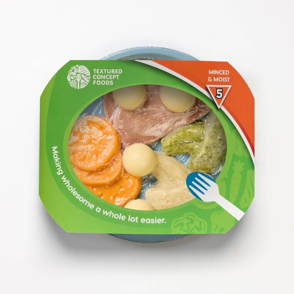 Corned Beef (PU4) with Cauliflower, Broccoli, Sweet Potato & White Sauce - Minced & Moist - Image 2