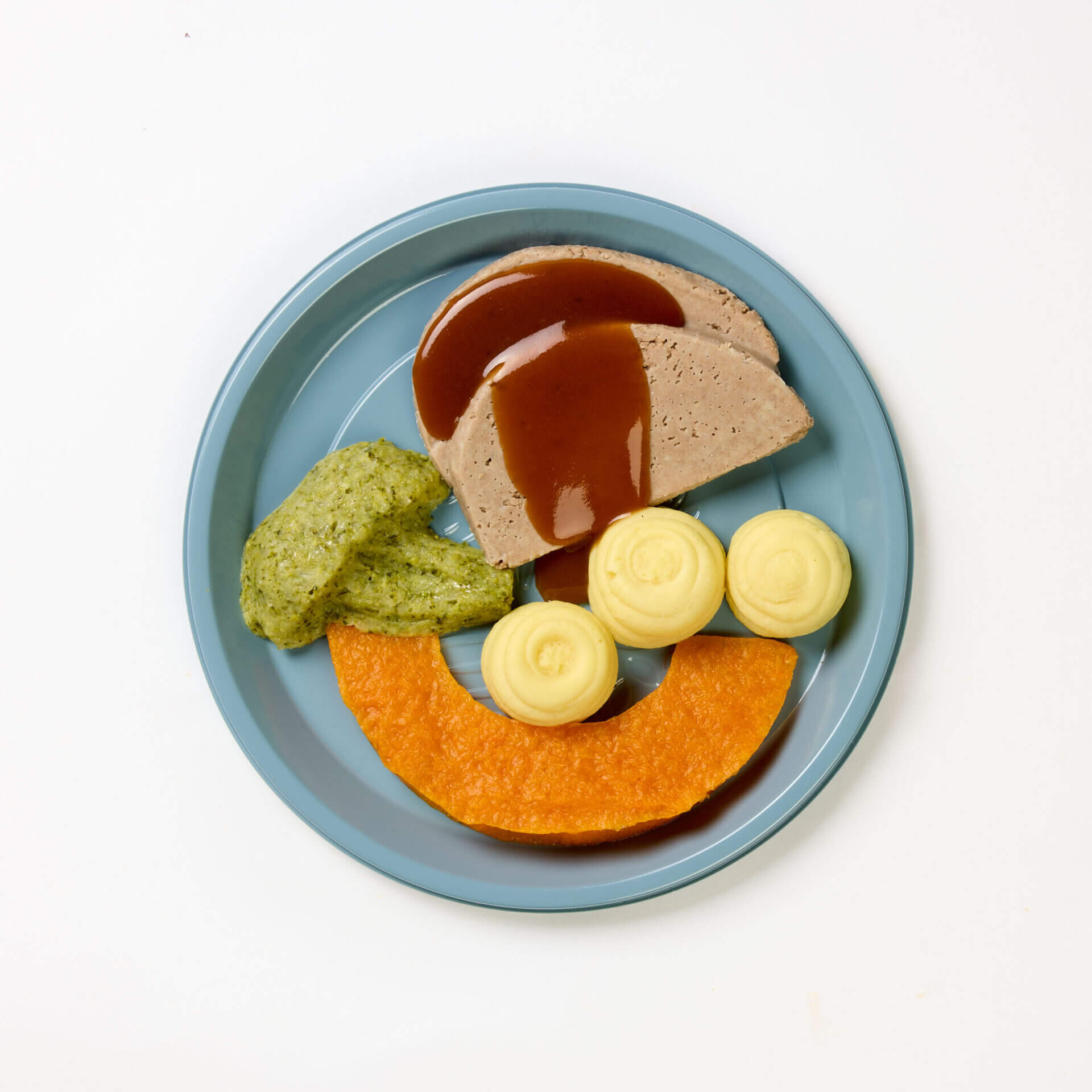 level 4 roast lamb and vegetables pre-plated meal