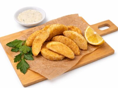 Seasoned Potato Wedges - Puree Level 4